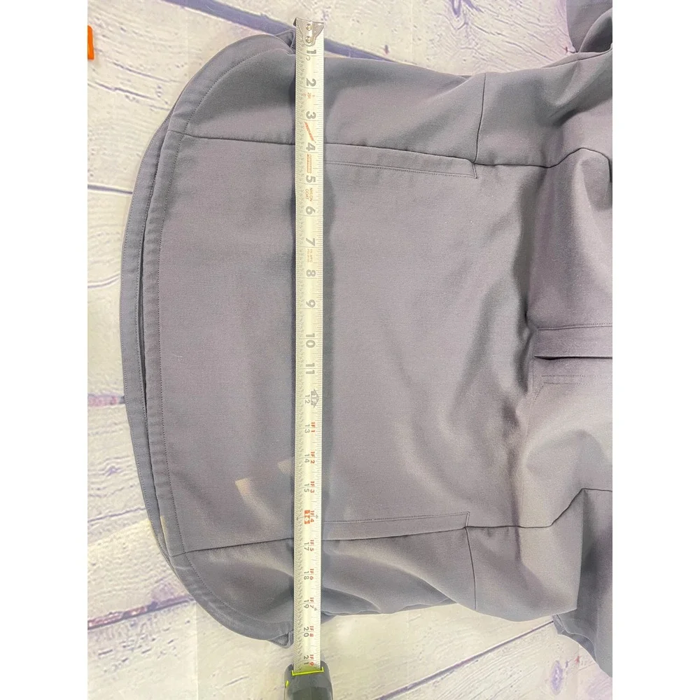 FIGS Technical Collection Graphite Gray Mandarin Collar Scrub Top Womens XS - Picture 7 of 15